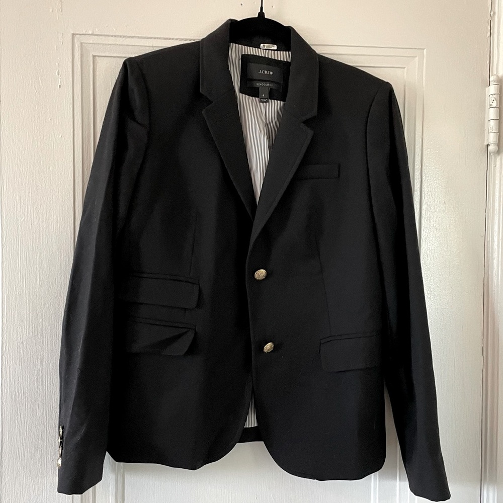 Black JCREW School Boy Blazer